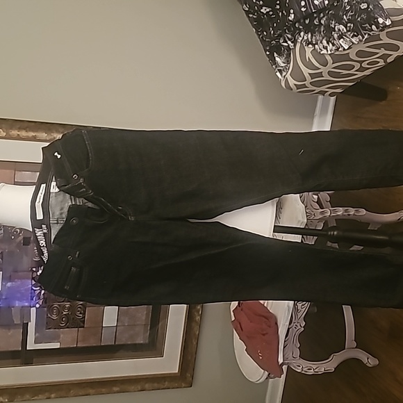 DKNY Navy Denim Jeans Size 10r EUC - Picture 2 of 4